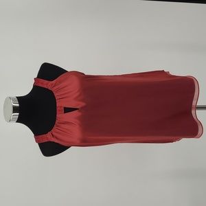 White House Black Market Layered Racerback Tank Women's size 4